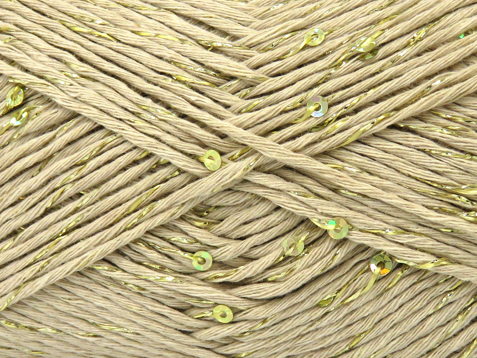 Natural Cotton Paillette Dark Cream fnt2-83277