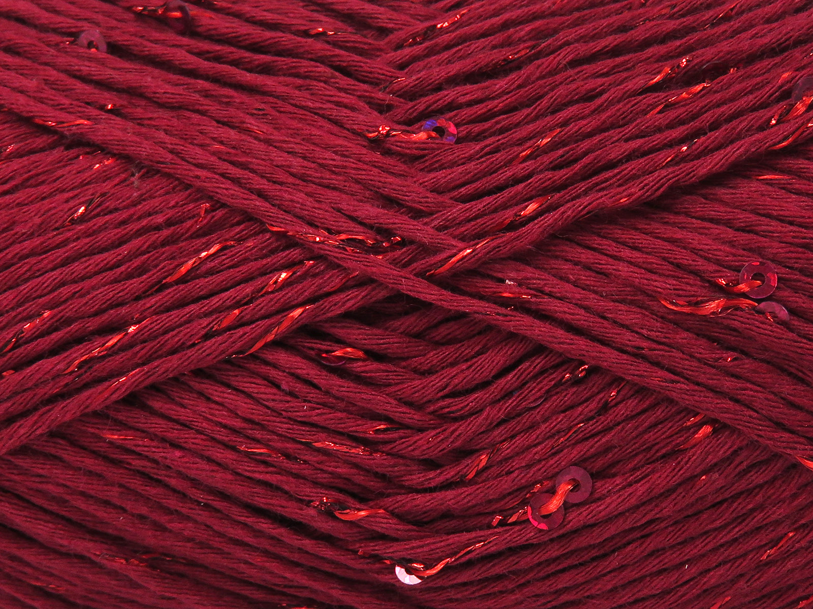 Natural Cotton Paillette Burgundy fnt2-83280
