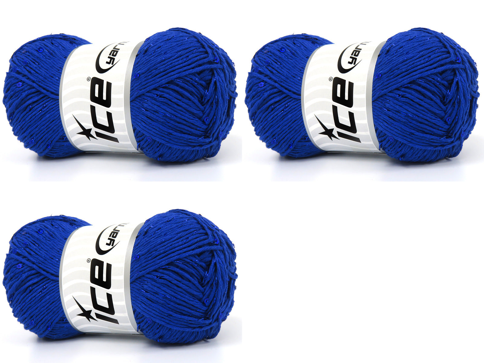 Natural Cotton Paillette Blue fnt2-83281