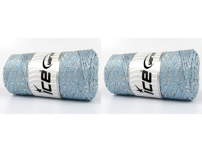 Macrame Glitz Paillette Light Blue fnt2-83283