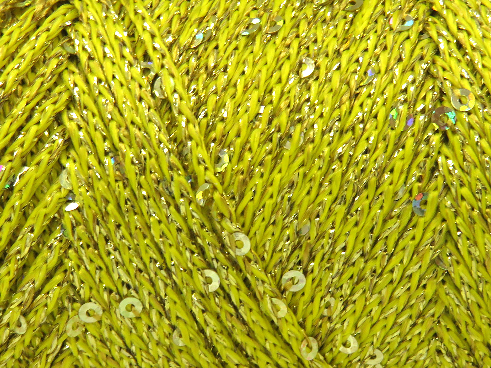 Macrame Glitz Paillette Olive Green fnt2-83287