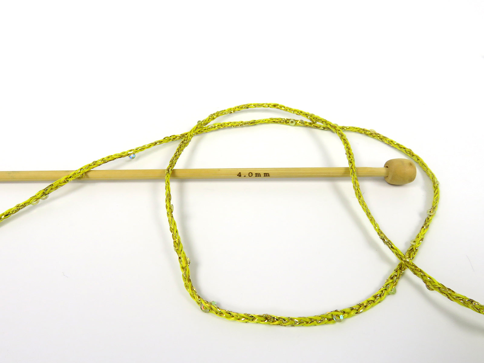 Macrame Glitz Paillette Olive Green fnt2-83287