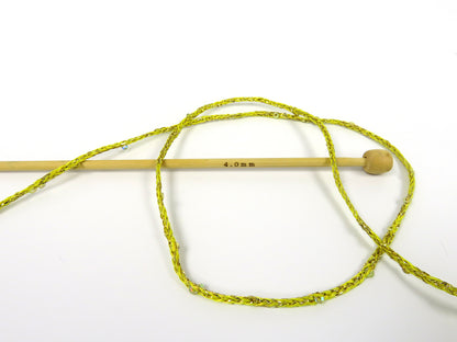 Macrame Glitz Paillette Olive Green fnt2-83287