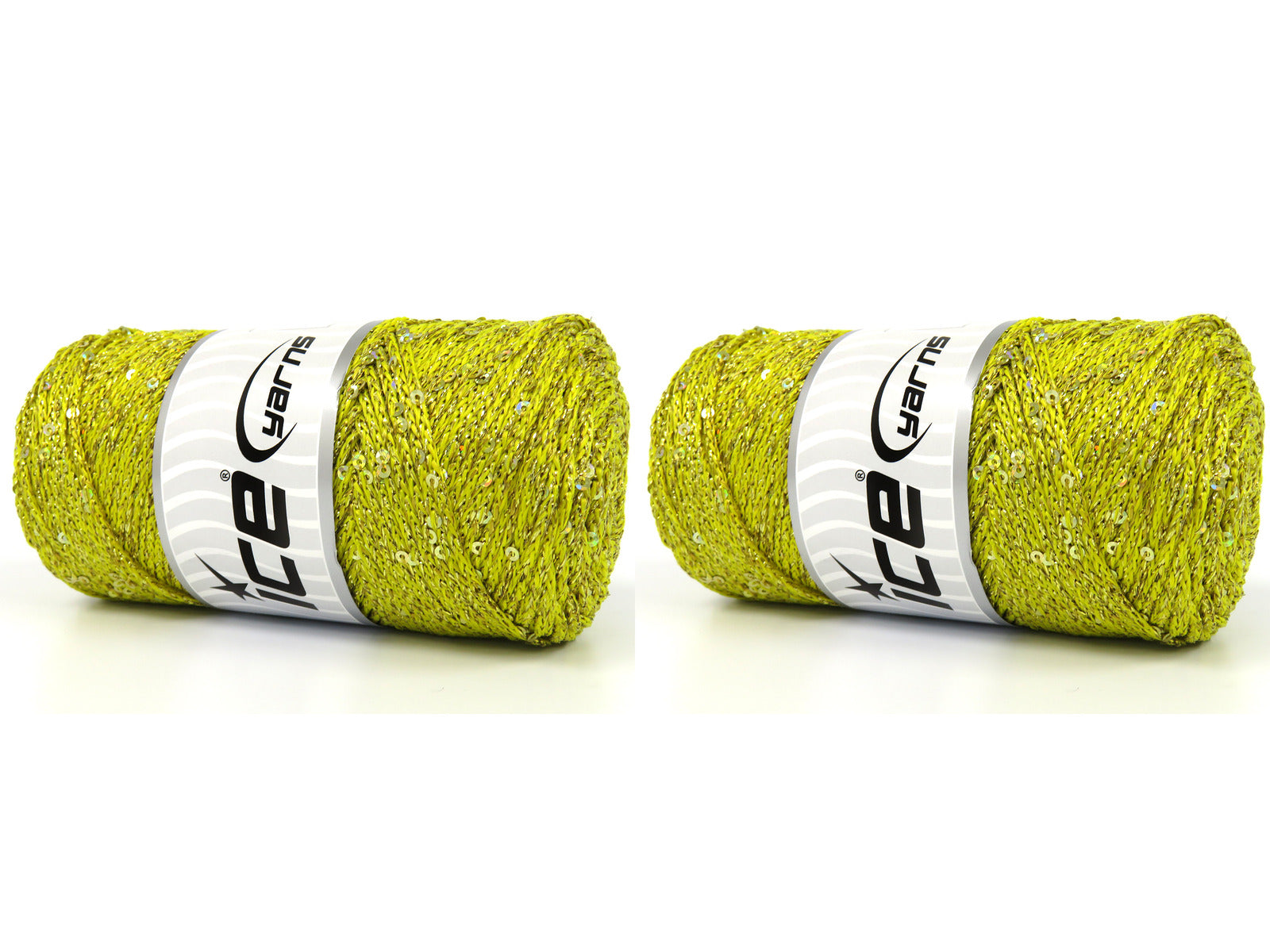 Macrame Glitz Paillette Olive Green fnt2-83287