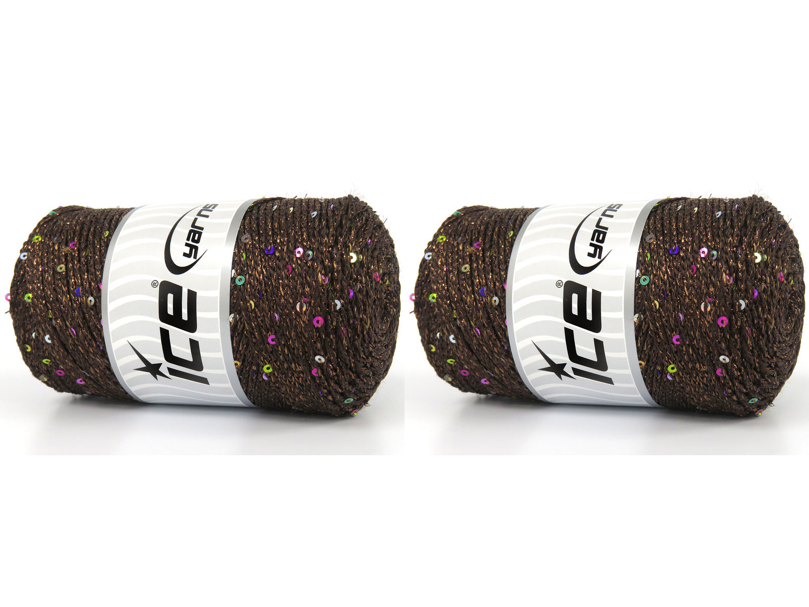 Macrame Glitz Paillette Brown fnt2-83290