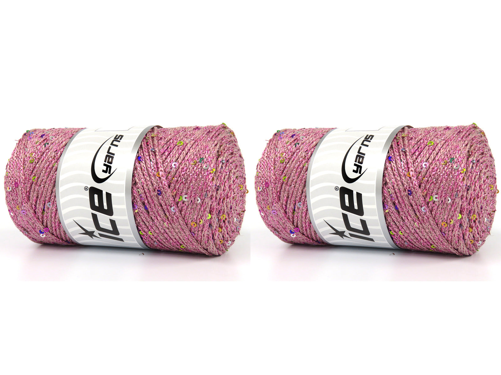 Macrame Glitz Paillette Pink fnt2-83291