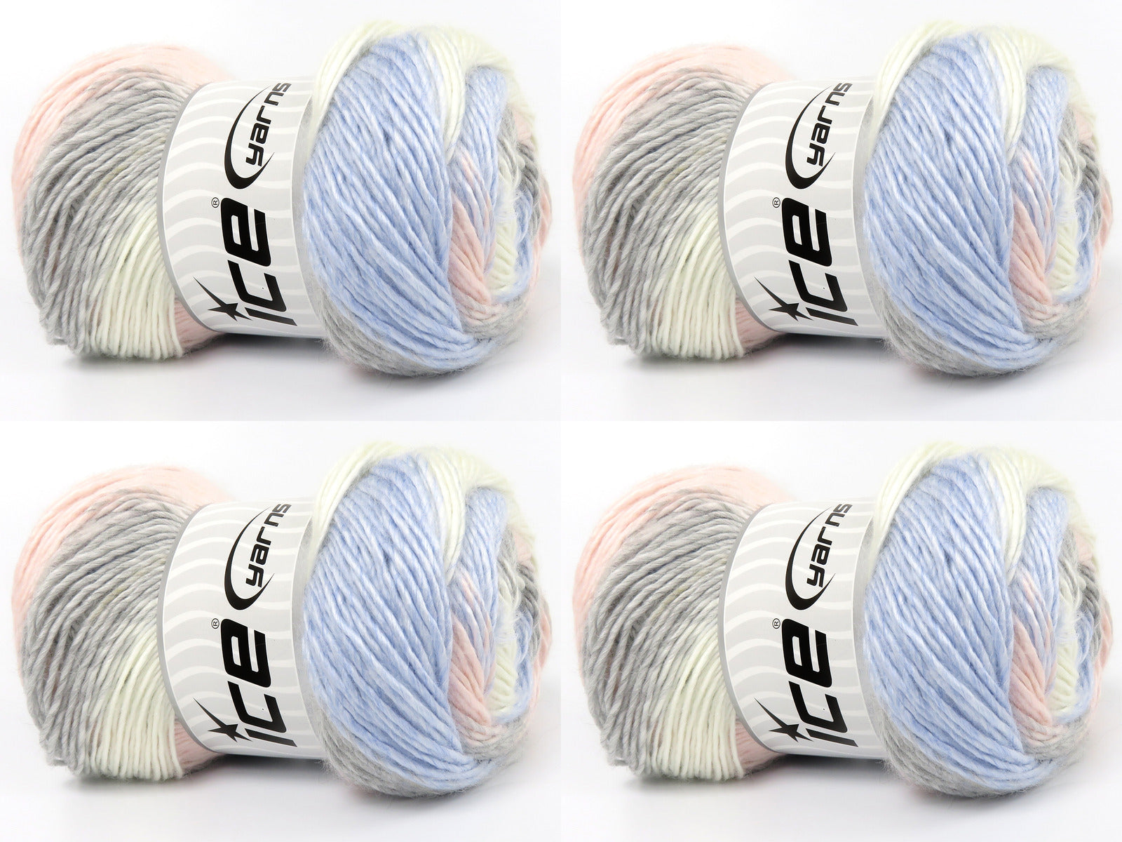 Rainbow Ecru, Light Grey, Light Pink, Light Blue fnt2-83309