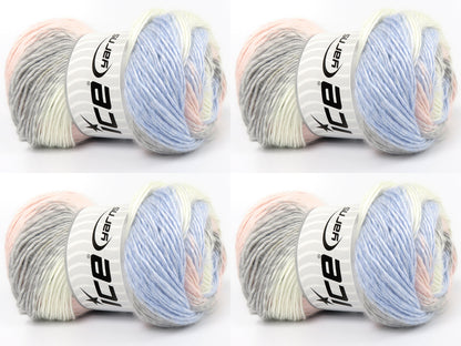 Rainbow Ecru, Light Grey, Light Pink, Light Blue fnt2-83309