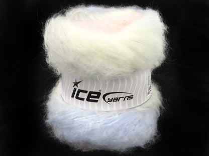Bella Mohair Ecru, Light Grey, Light Pink, Light Blue fnt2-83315