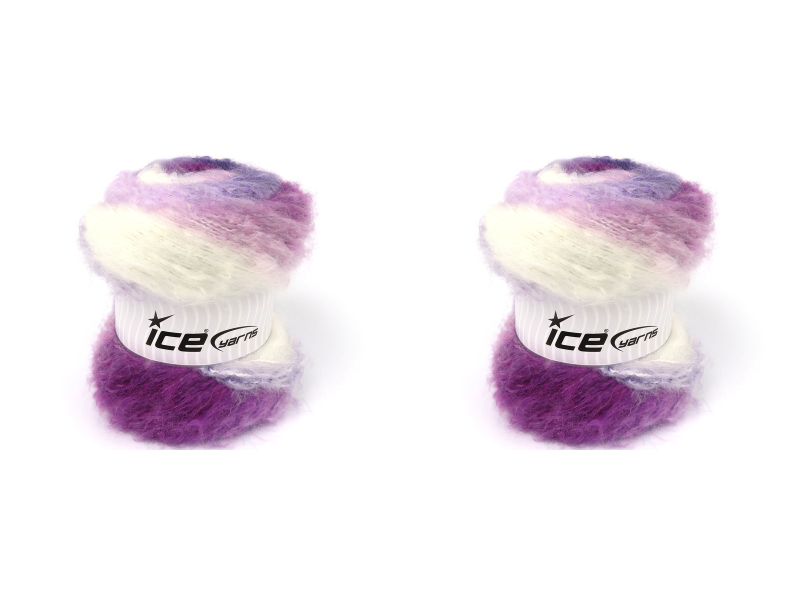 Bella Mohair Ecru, Purple Shades fnt2-83317