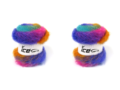 Bella Mohair Purple, Fuchsia, Green, Gold fnt2-83320