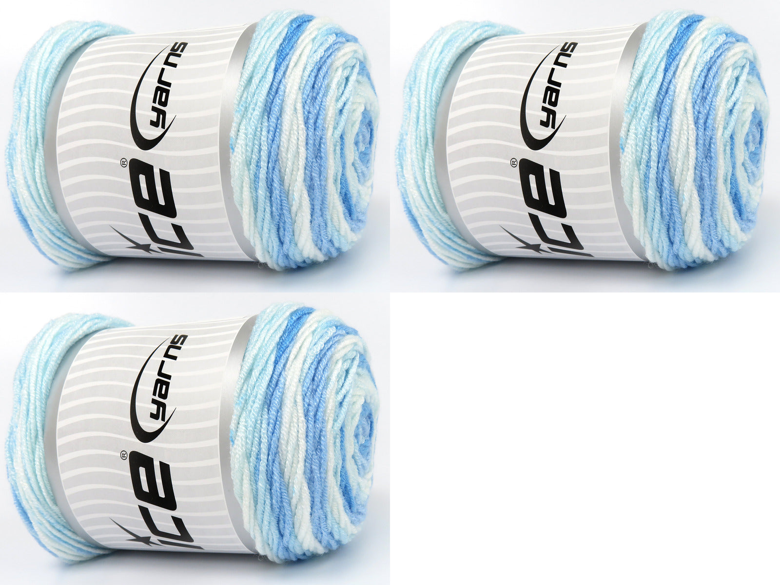 Baby Dream Batik Blue Shades, White fnt2-83342