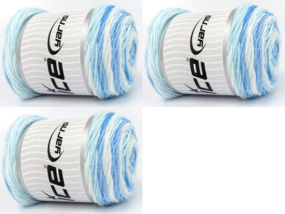 Baby Dream Batik Blue Shades, White fnt2-83342