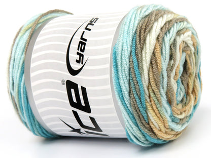 Baby Dream Batik Camel Shades, Turquoise Shades, White fnt2-83348