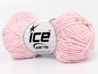 Natural Cotton Light Paillette Baby Pink fnt2-83351