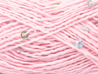 Natural Cotton Light Paillette Baby Pink fnt2-83351