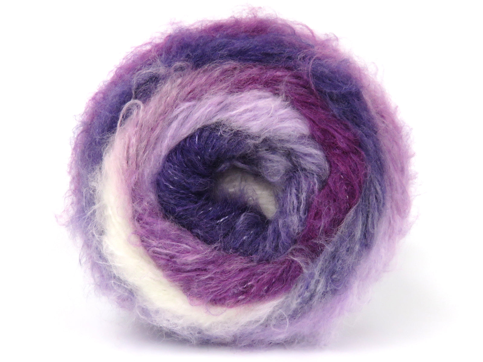Cakes Fancy Mohair Ecru, Purple Shades fnt2-83353