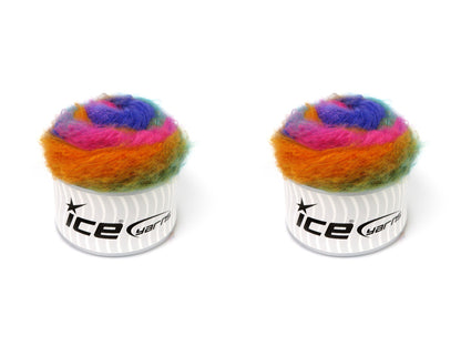 Cakes Fancy Mohair Purple, Fuchsia, Green, Gold fnt2-83356