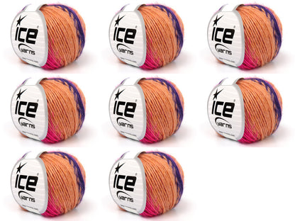 Panorama Purple, Burgundy, Pink, Light Salmon fnt2-83363