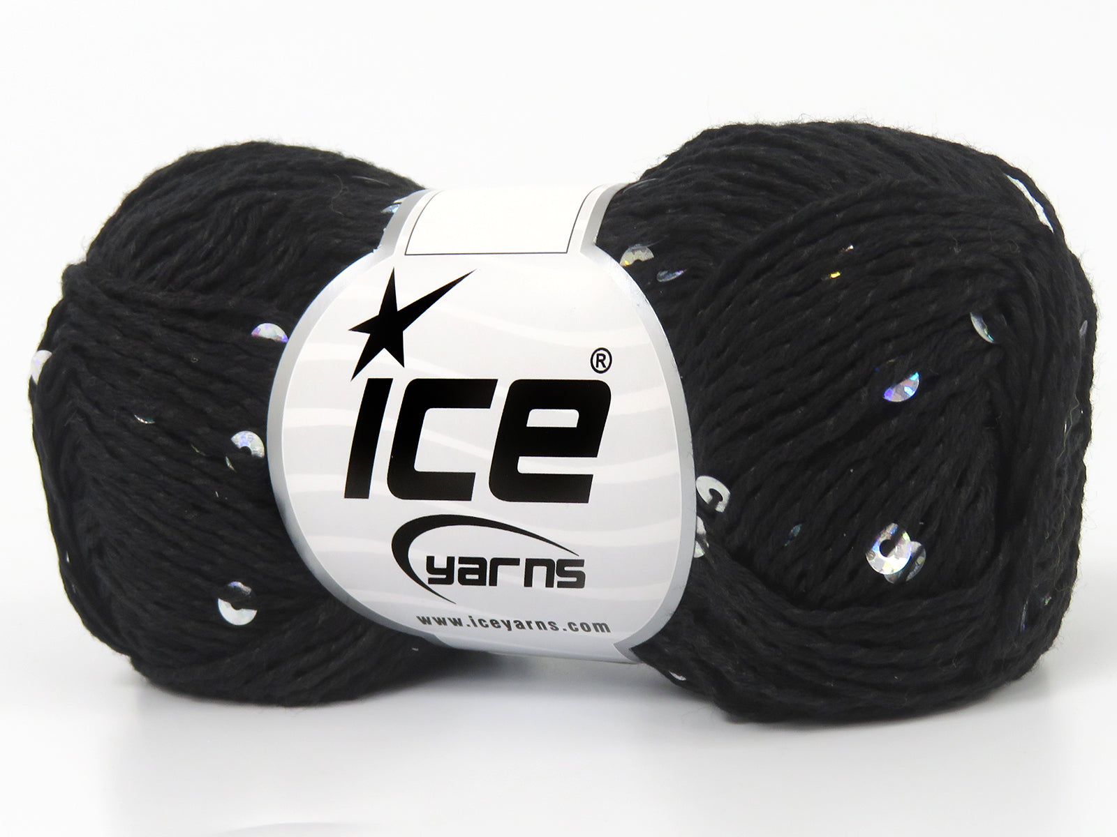 Natural Cotton Light Paillette Black fnt2-83365