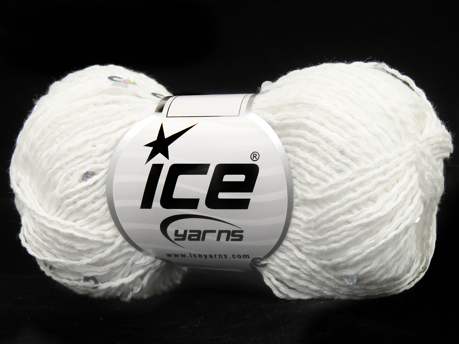 Natural Cotton Light Paillette White fnt2-83366