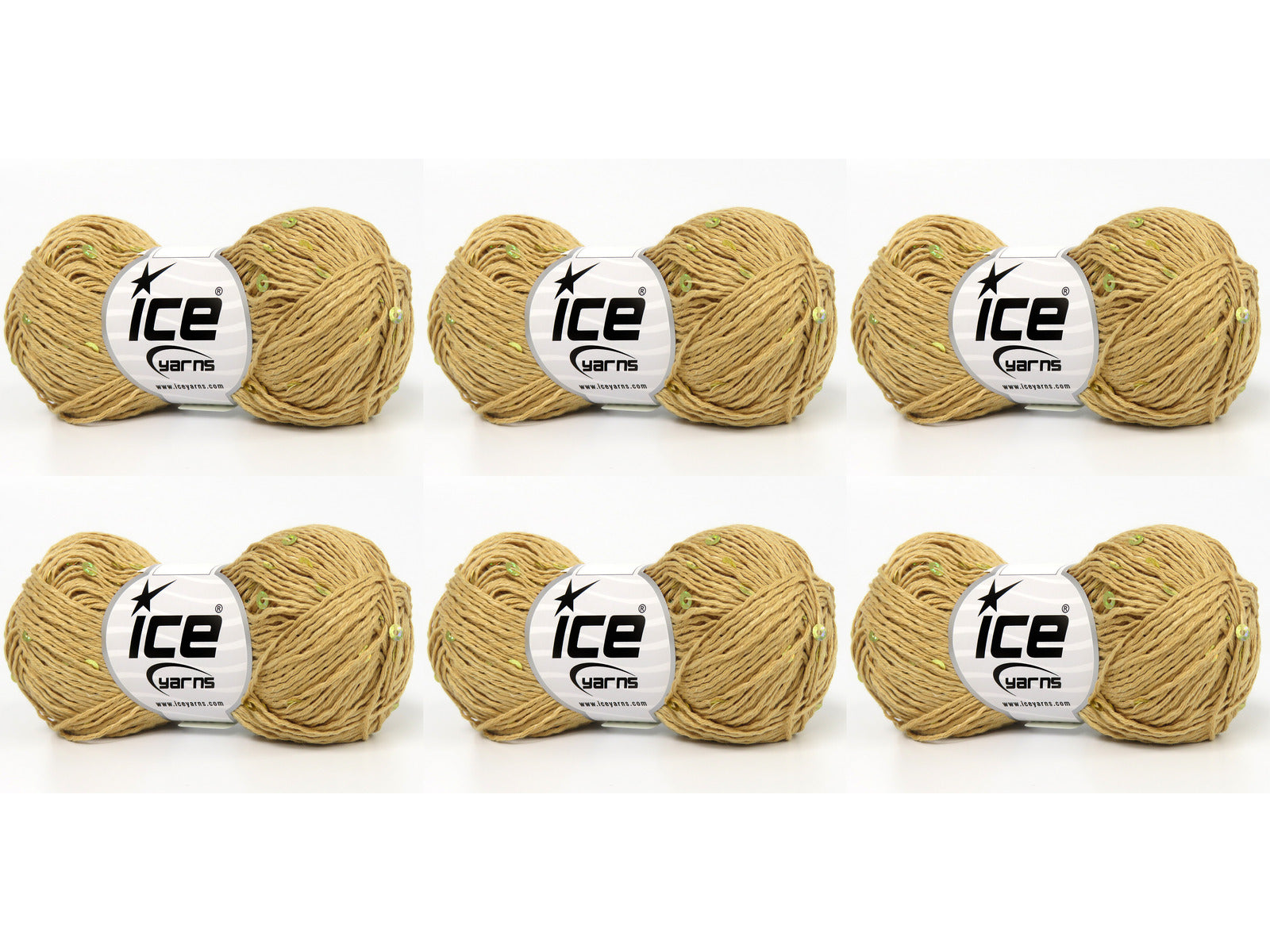 Natural Cotton Light Paillette Light Camel fnt2-83368