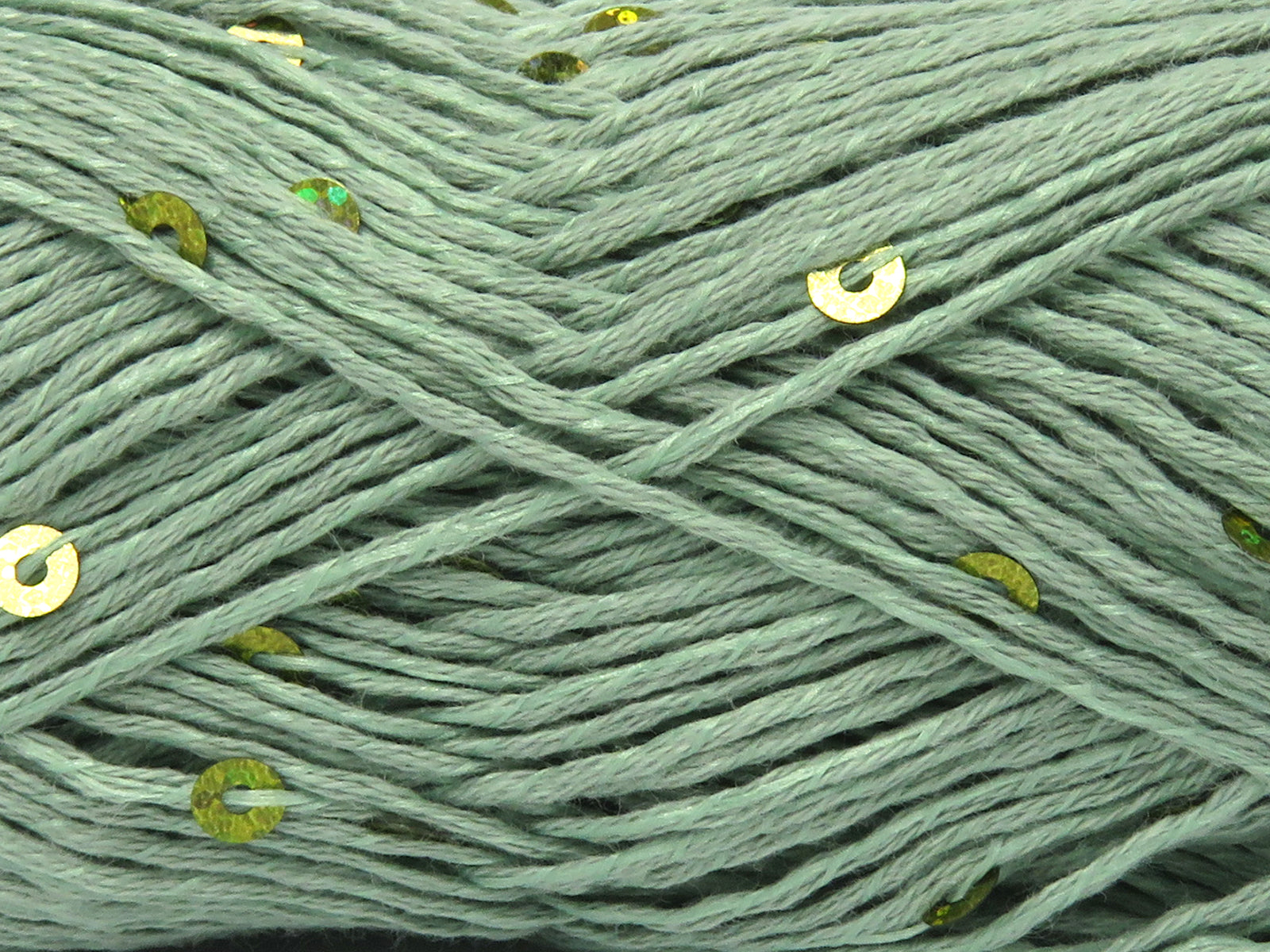 Natural Cotton Light Paillette Water Green fnt2-83370