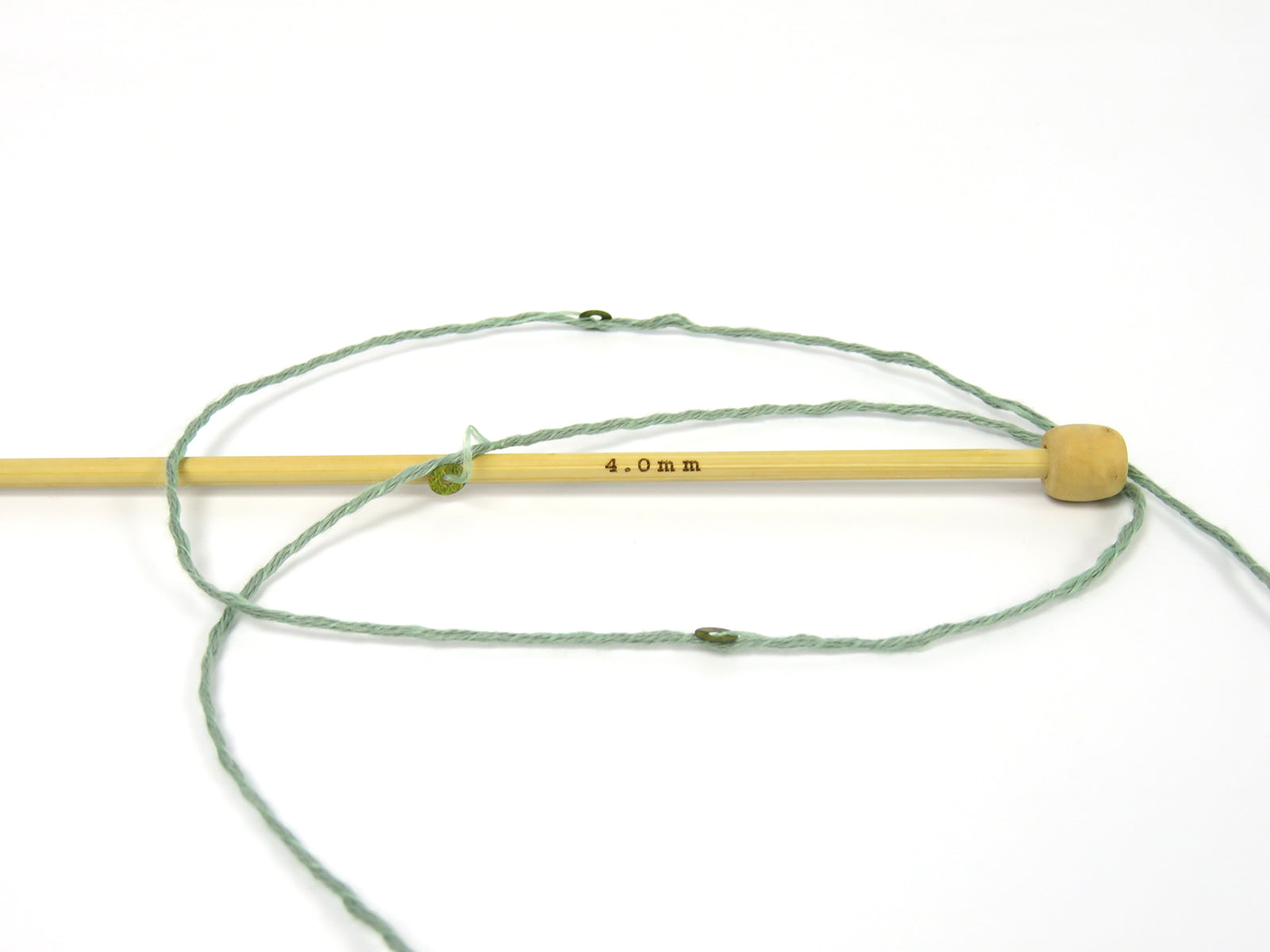 Natural Cotton Light Paillette Water Green fnt2-83370