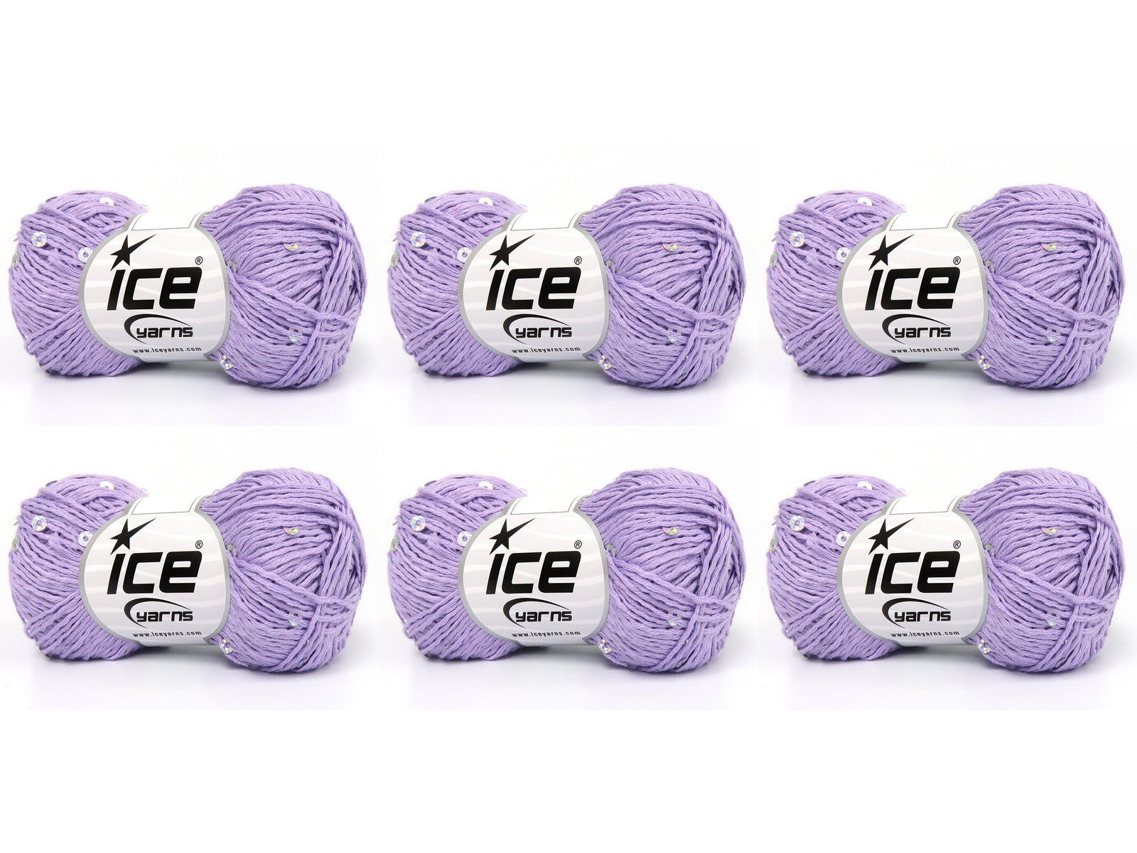 Natural Cotton Light Paillette Lilac fnt2-83373