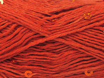Natural Cotton Light Paillette Copper fnt2-83378