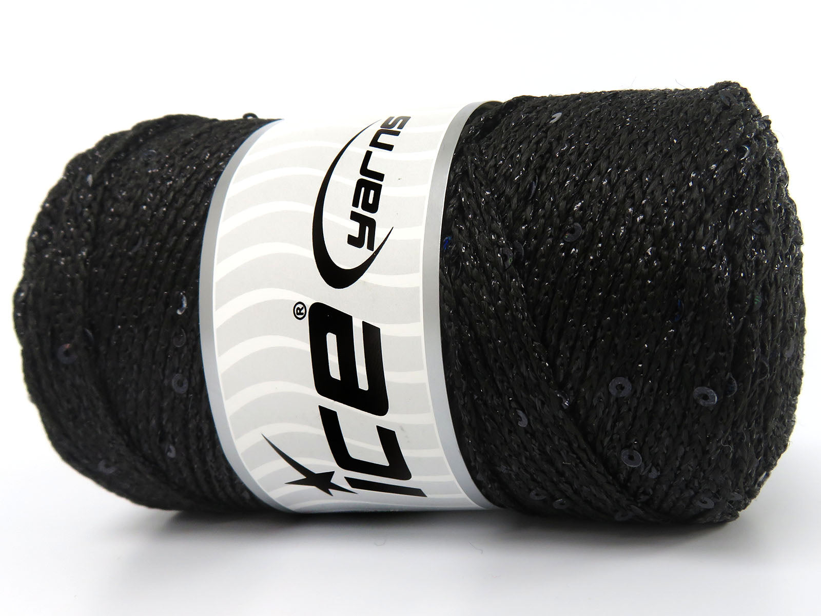 Macrame Glitz Paillette Black fnt2-83444