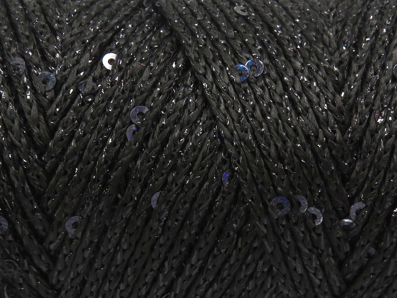 Macrame Glitz Paillette Black fnt2-83444