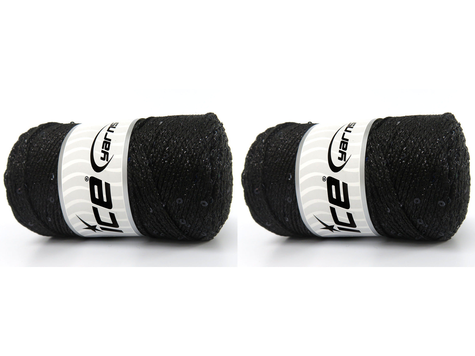 Macrame Glitz Paillette Black fnt2-83444