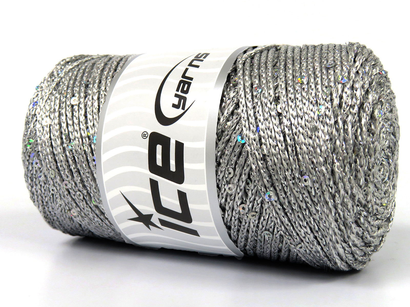 Macrame Glitz Paillette Silver, Grey fnt2-83446