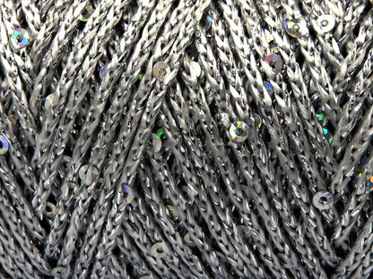 Macrame Glitz Paillette Silver, Grey fnt2-83446