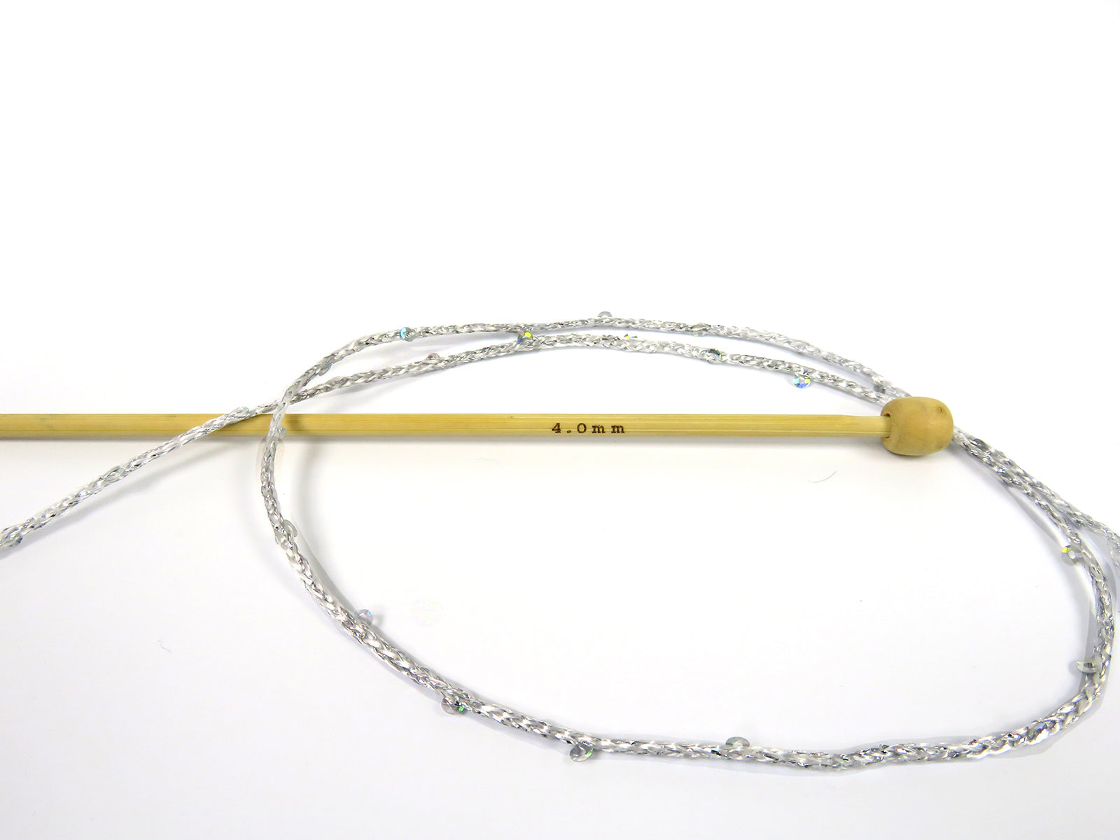 Macrame Glitz Paillette Silver, Grey fnt2-83446