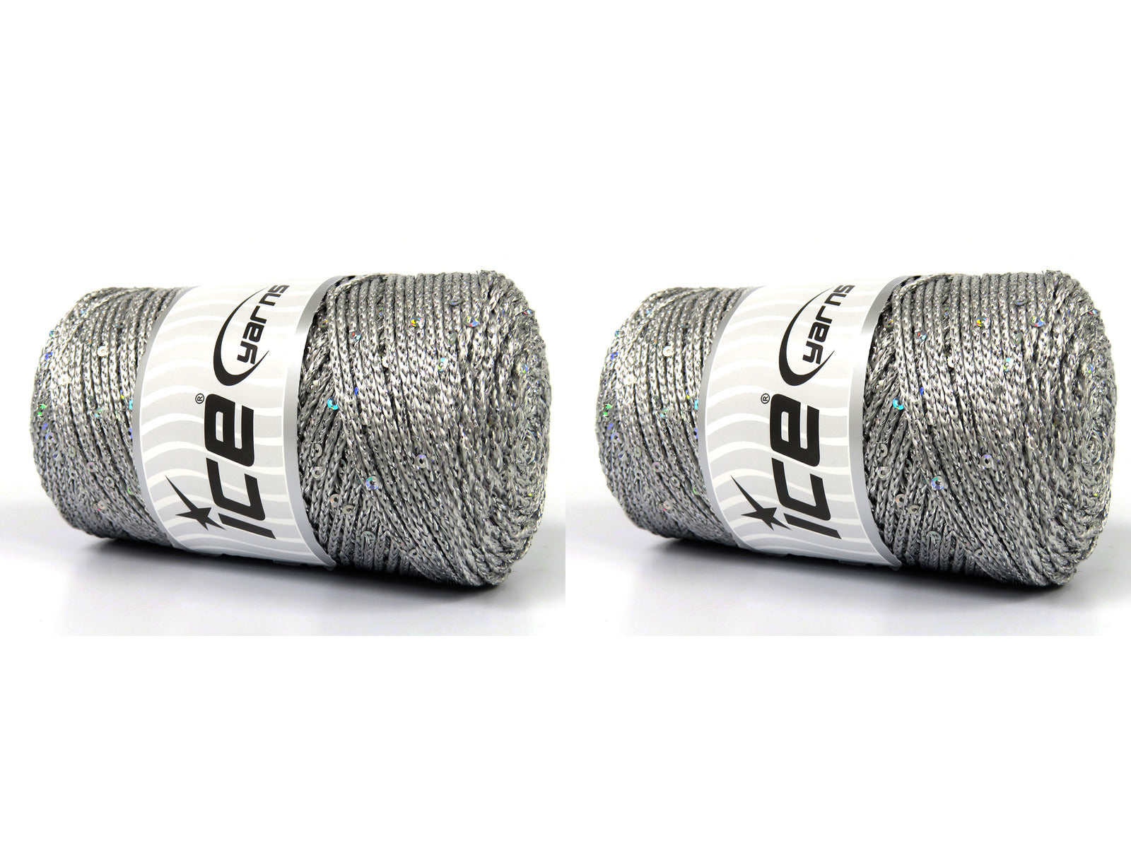 Macrame Glitz Paillette Silver, Grey fnt2-83446