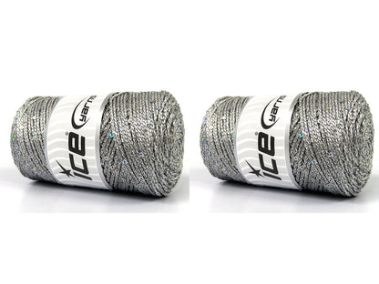 Macrame Glitz Paillette Silver, Grey fnt2-83446
