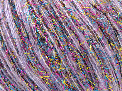 Tommy Wool Glitz Light Lilac, Black, Turquoise, Pink, Gold fnt2-83478