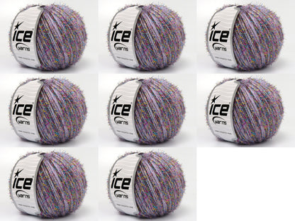 Tommy Wool Glitz Light Lilac, Black, Turquoise, Pink, Gold fnt2-83478