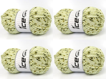 Nice Baby Tweed Cream, Khaki Shades fnt2-83481