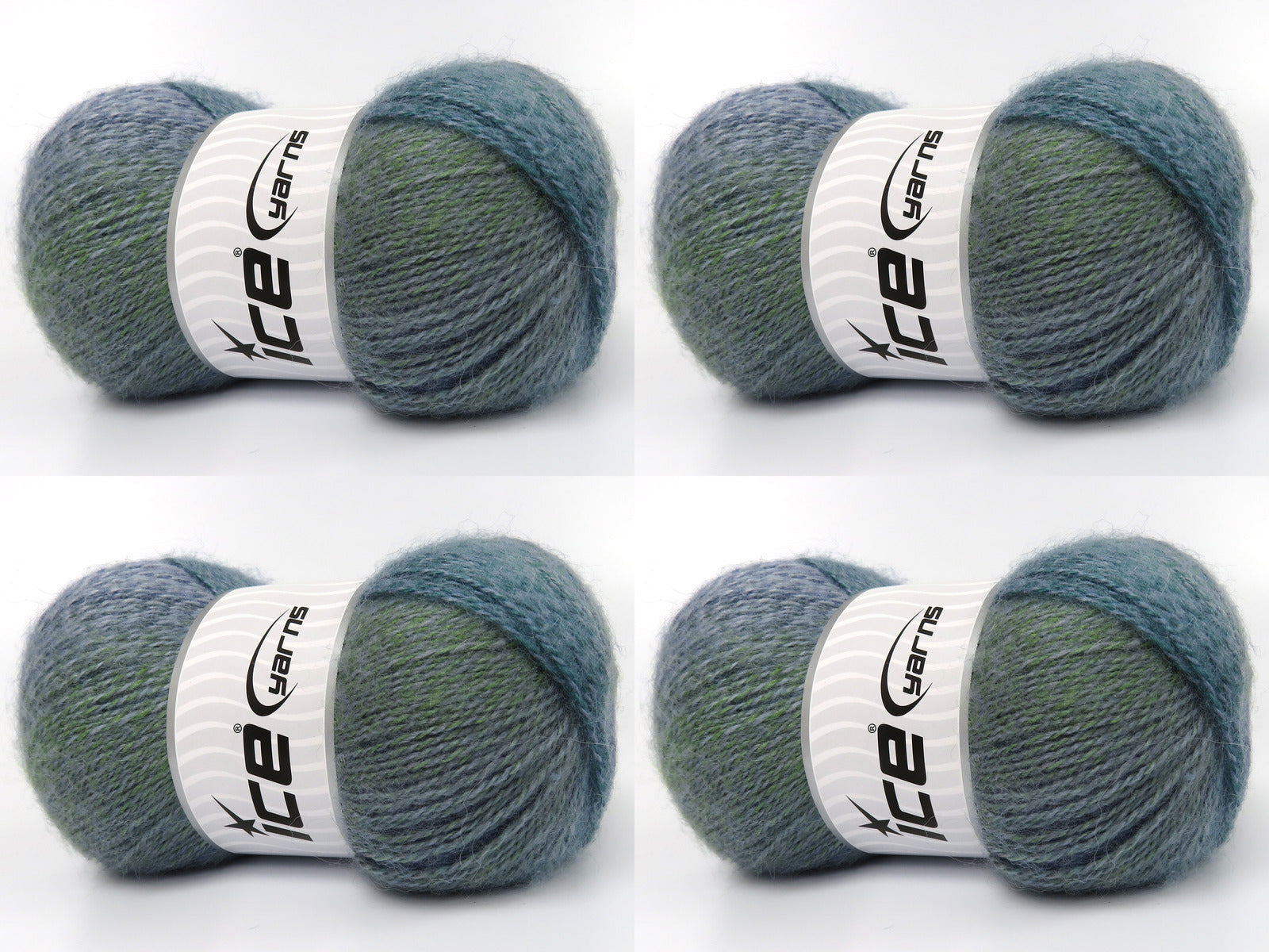 Mohair Pastel Blue Shades, Green Shades fnt2-83493