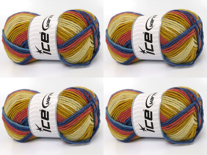 Nice Baby Gold, Cream, Copper, Turquoise Shades fnt2-83499