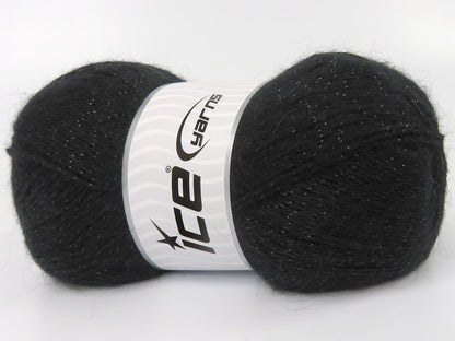 Angora Glitz Black fnt2-83518