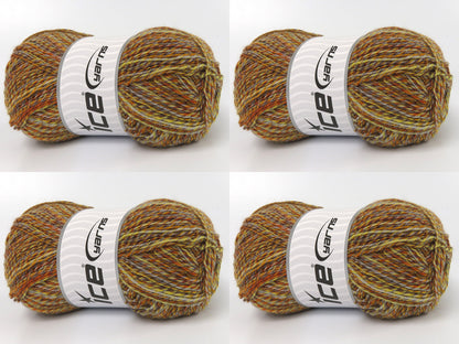 Smart Sock Yellow, Gold, Grey, Brown fnt2-83523