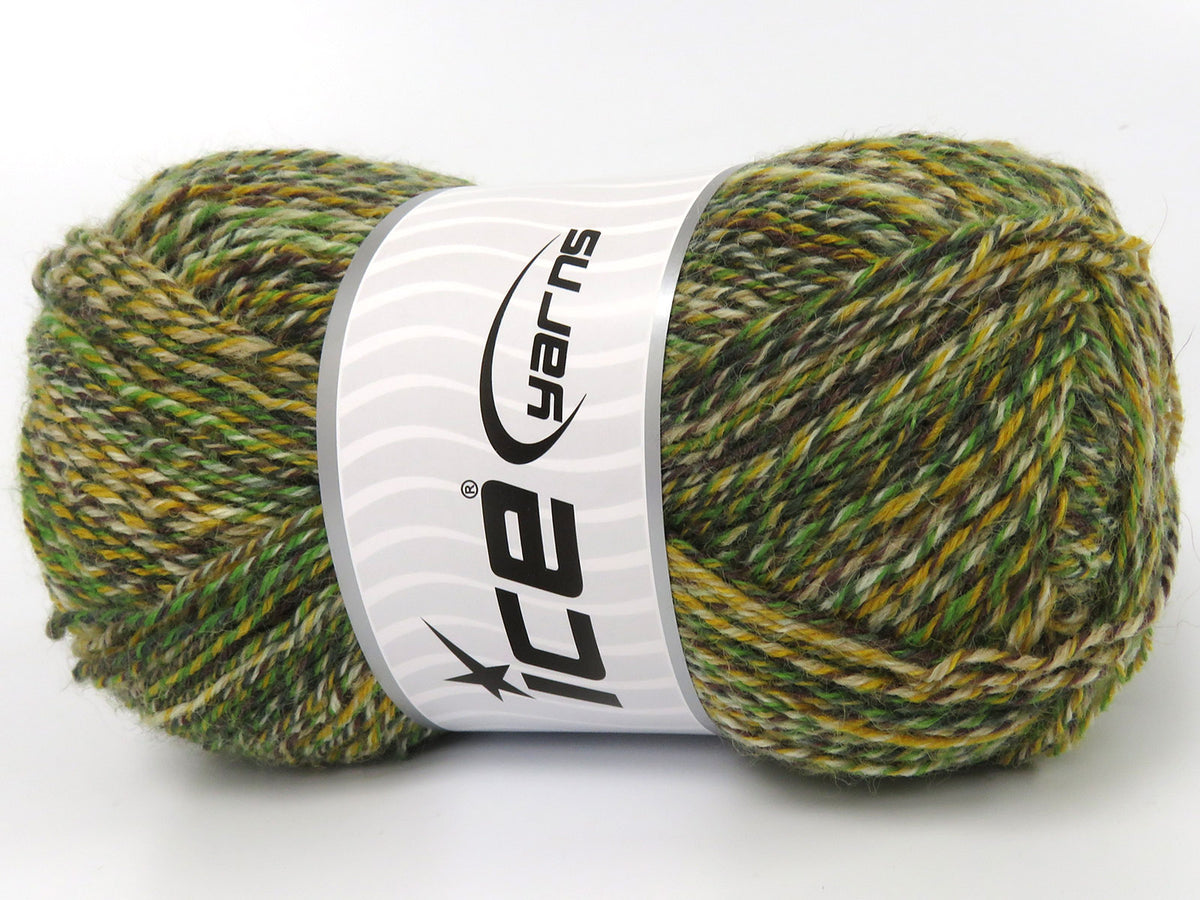 Smart Sock Green Shades, Yellow, Brown fnt2-83524