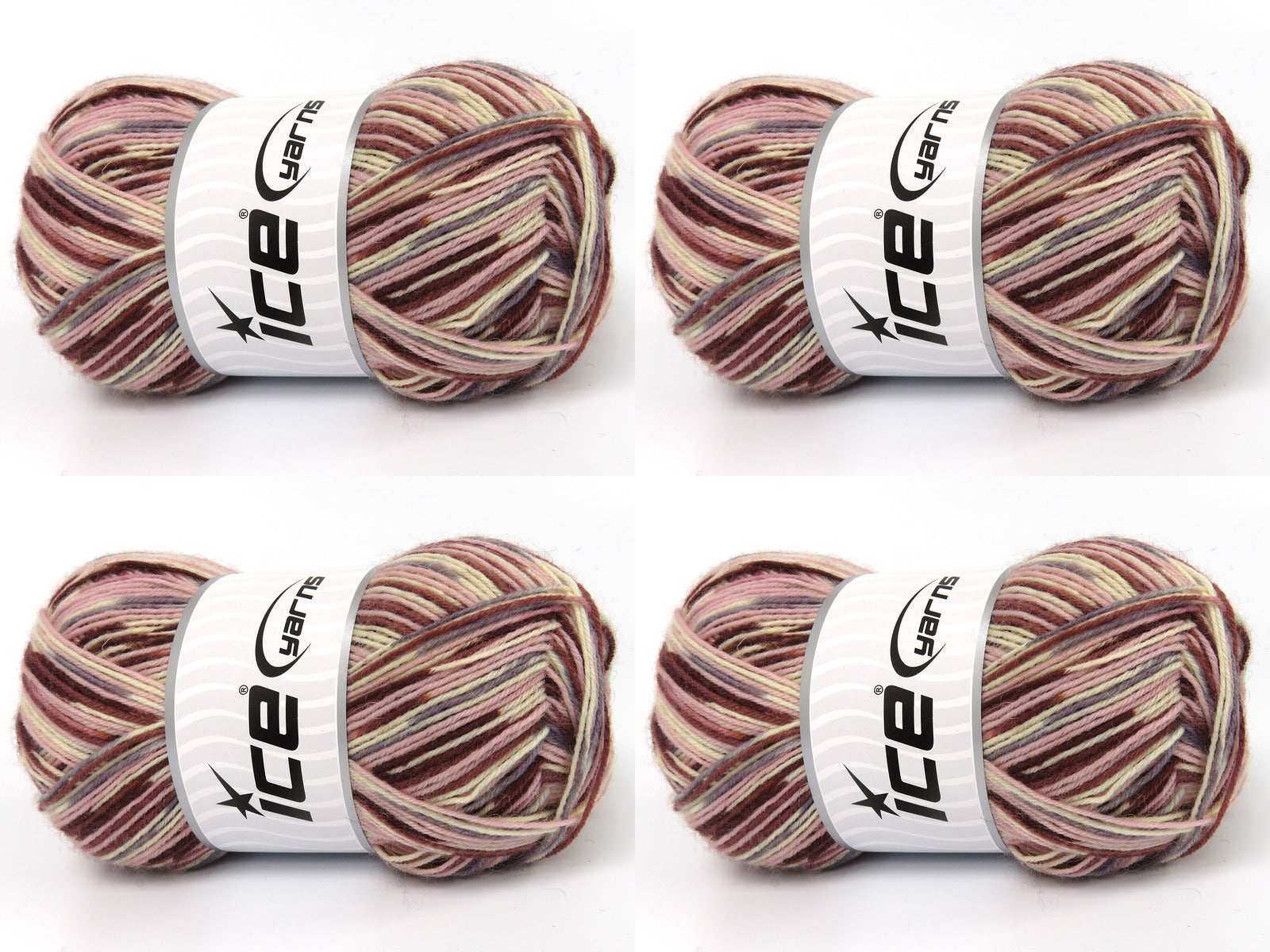 Smart Sock Light Pink, Rose Brown, White, Grey fnt2-83531