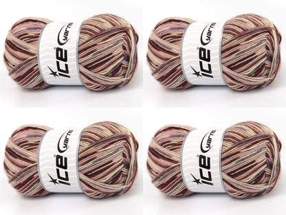 Smart Sock Light Pink, Rose Brown, White, Grey fnt2-83531