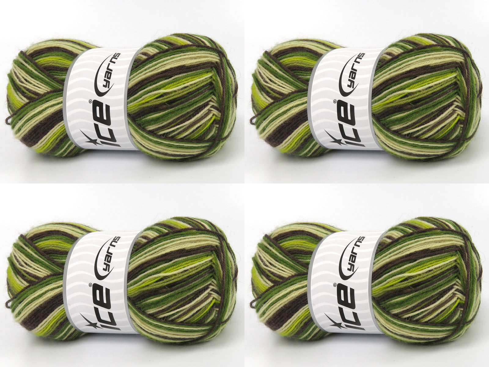 Smart Sock Green Shades, Brown Shades, Cream fnt2-83535