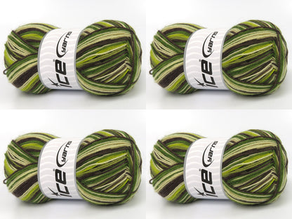 Smart Sock Green Shades, Brown Shades, Cream fnt2-83535